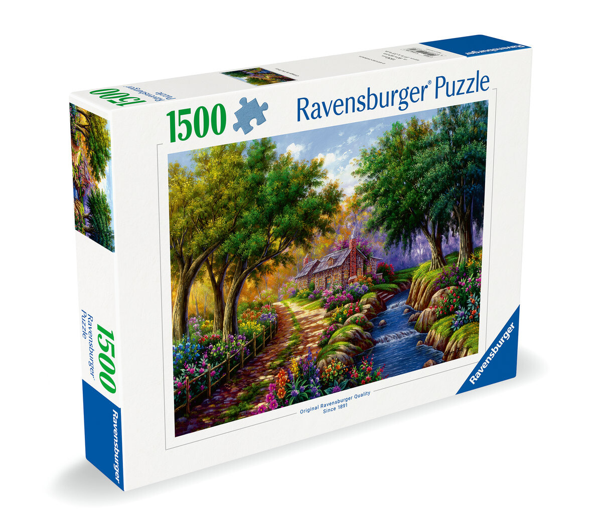 

2D пазл: Дача у реки 1500 деталей Ravensburger