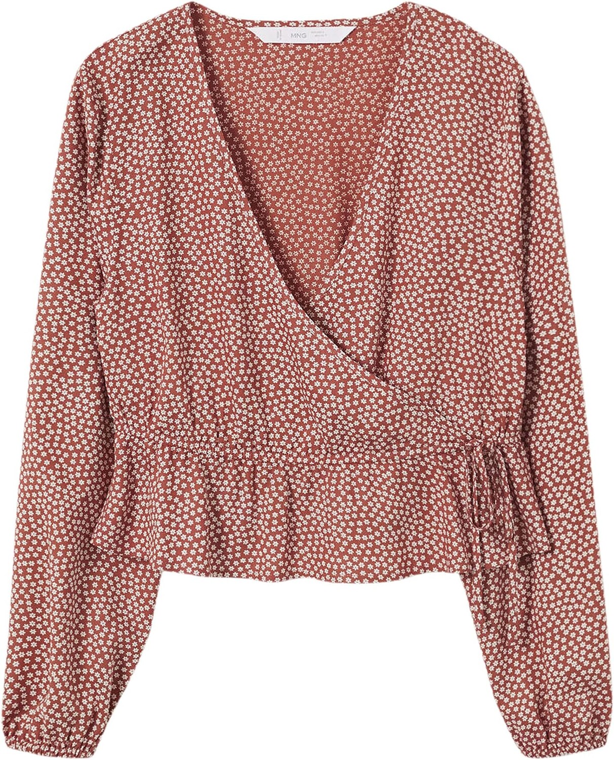 

Блуза MANGO Kids Margui Blouse, цвет Dark Red