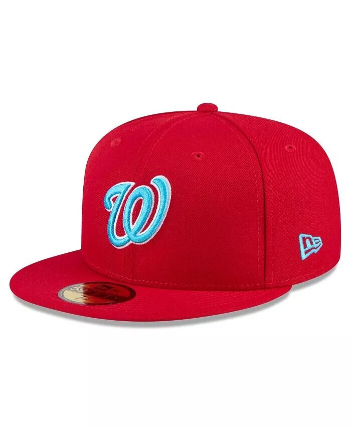

Мужская красная бейсболка Washington Nationals 2024 Father's Day 59FIFTY Fitted Hat New Era