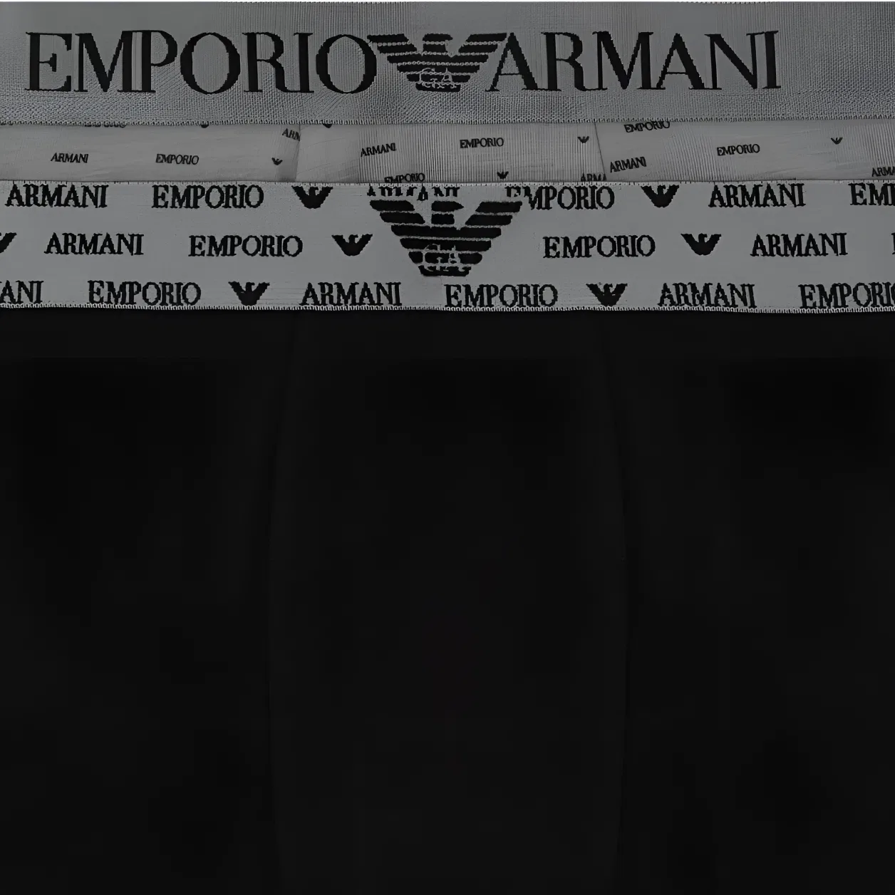 Боксеры EMPORIO ARMANI 2 шт серый+черный — фото 4