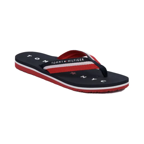 

Томми любит шлепанцы Tommy Hilfiger, синий