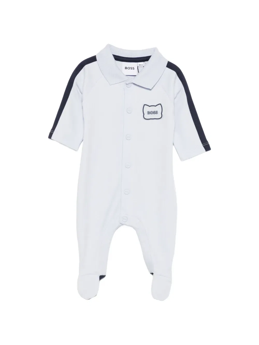 Пижама с нашивкой-логотипом Boss Kidswear, синий