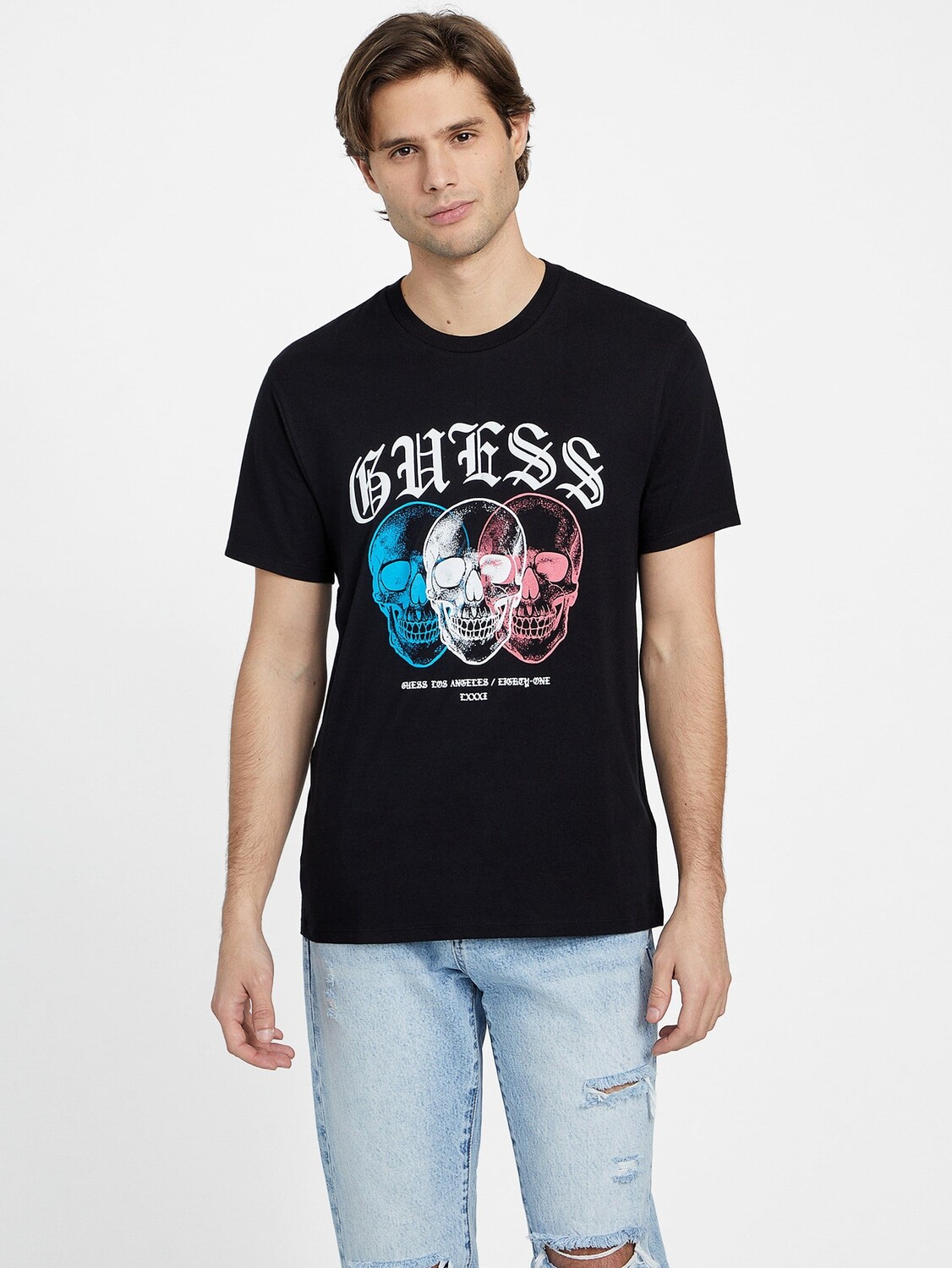 

Футболка с принтом Eco Phase Guess Factory, черный