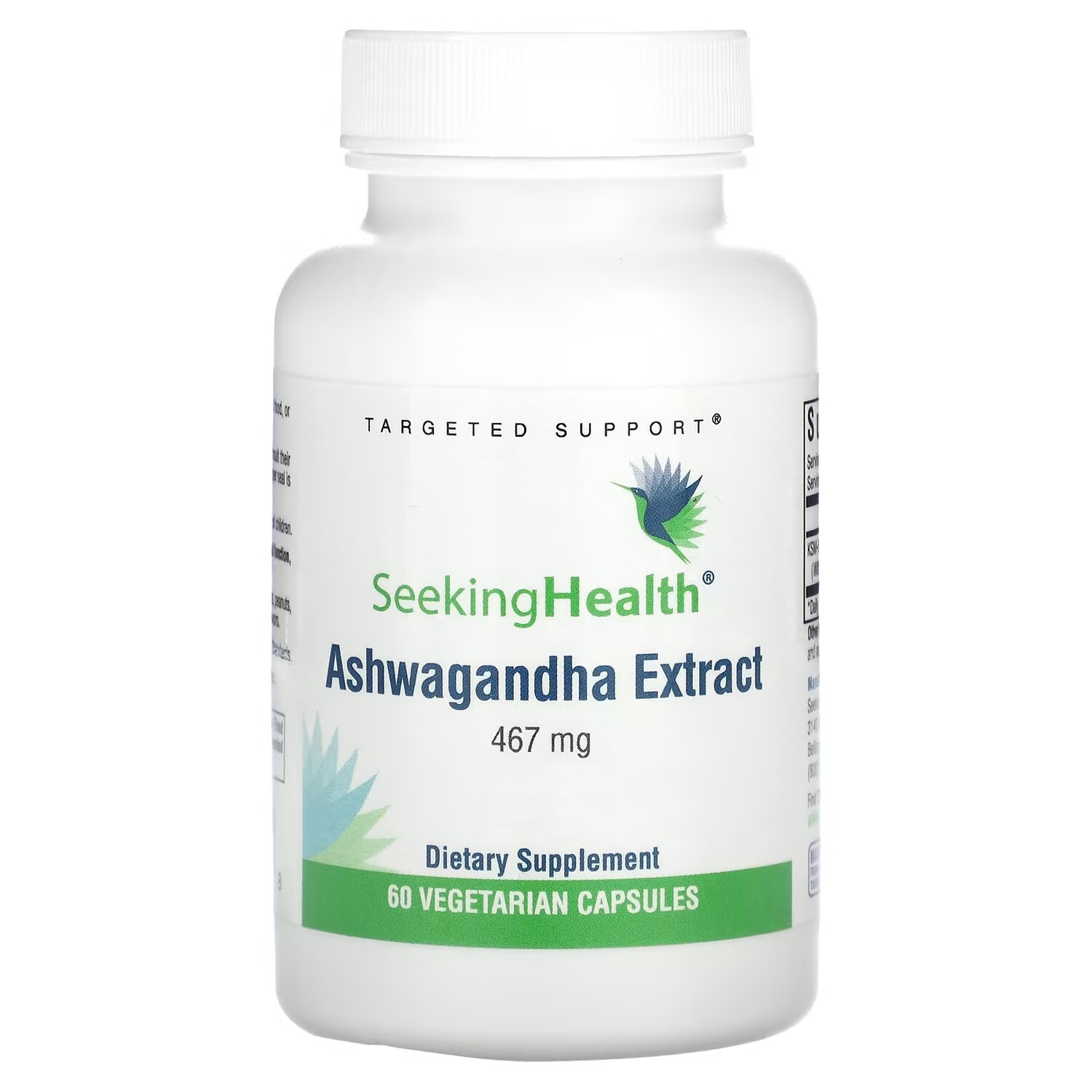 

Экстракт ашваганды Seeking Health, 60 вегетарианских капсул