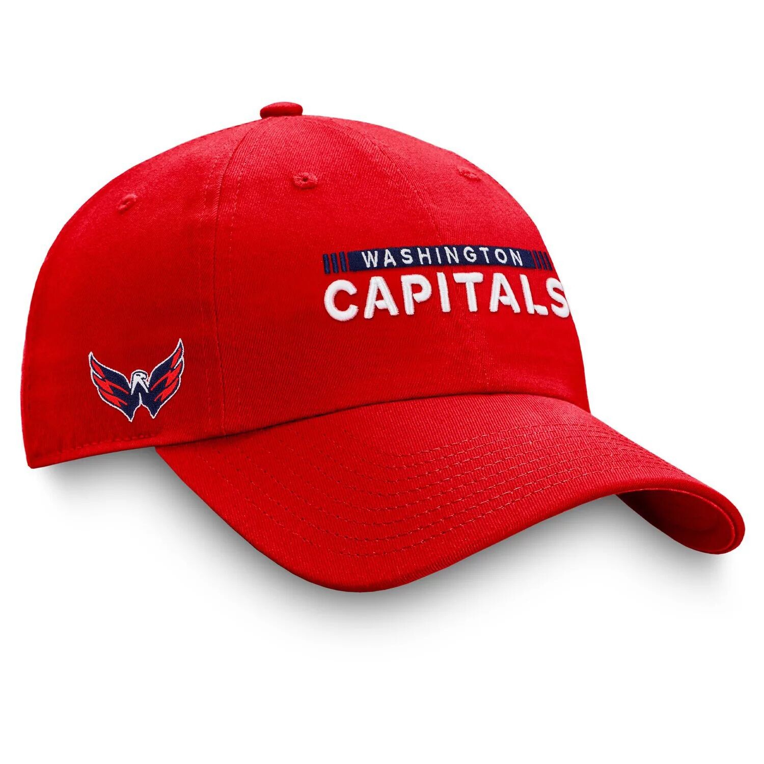 

Мужская регулируемая кепка Fanatics Red Washington Capitals Authentic Pro Rink