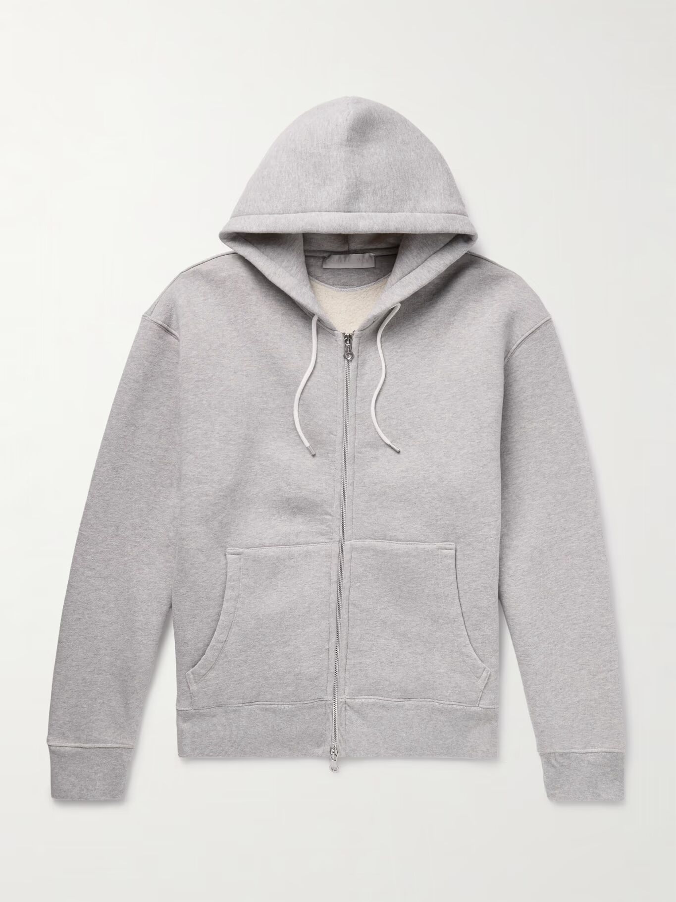 

Толстовка Rascal Slim-Fit из хлопкового джерси с застежкой-молнией OUR LEGACY, светло-серый