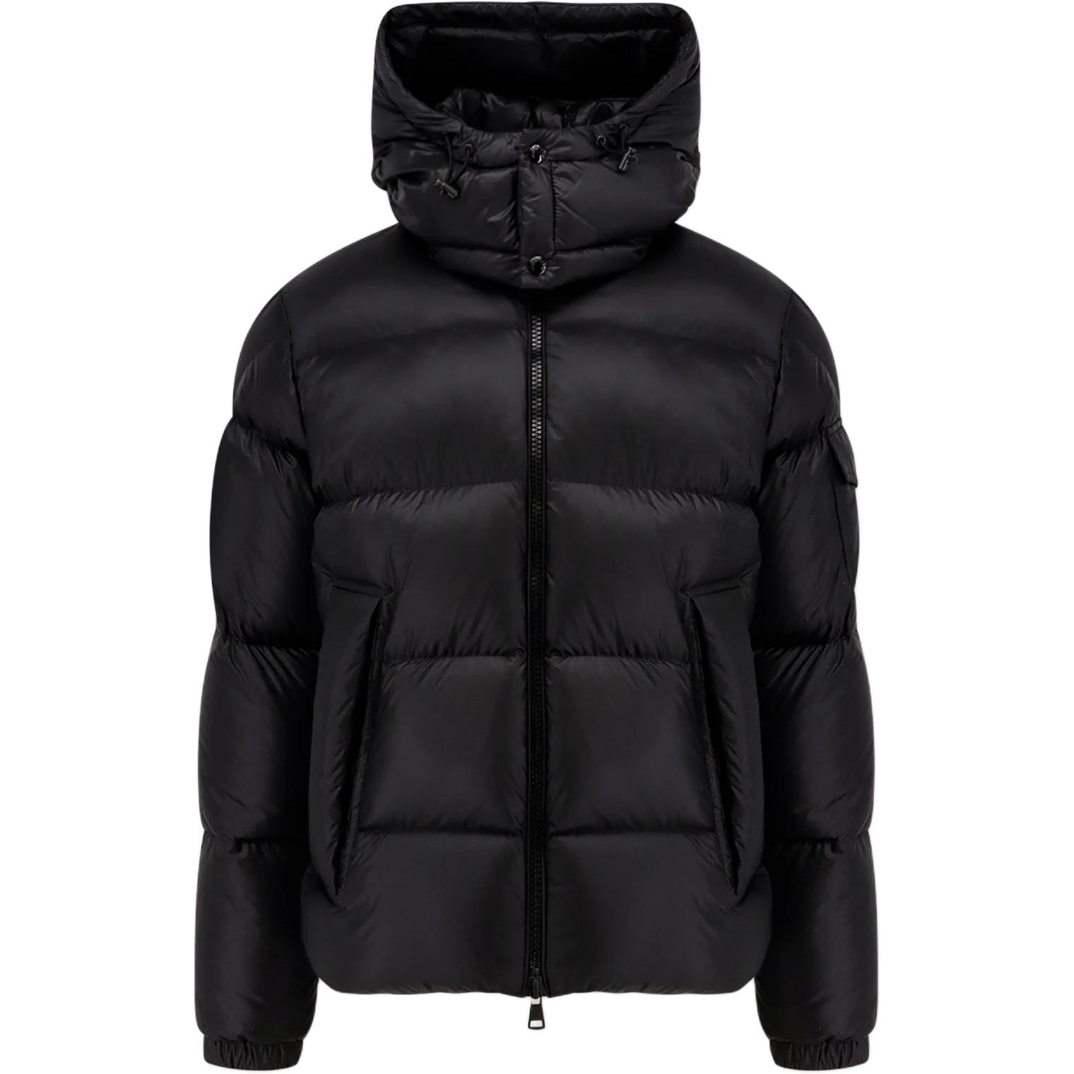 

Moncler Пуховик со съёмным капюшоном, Black