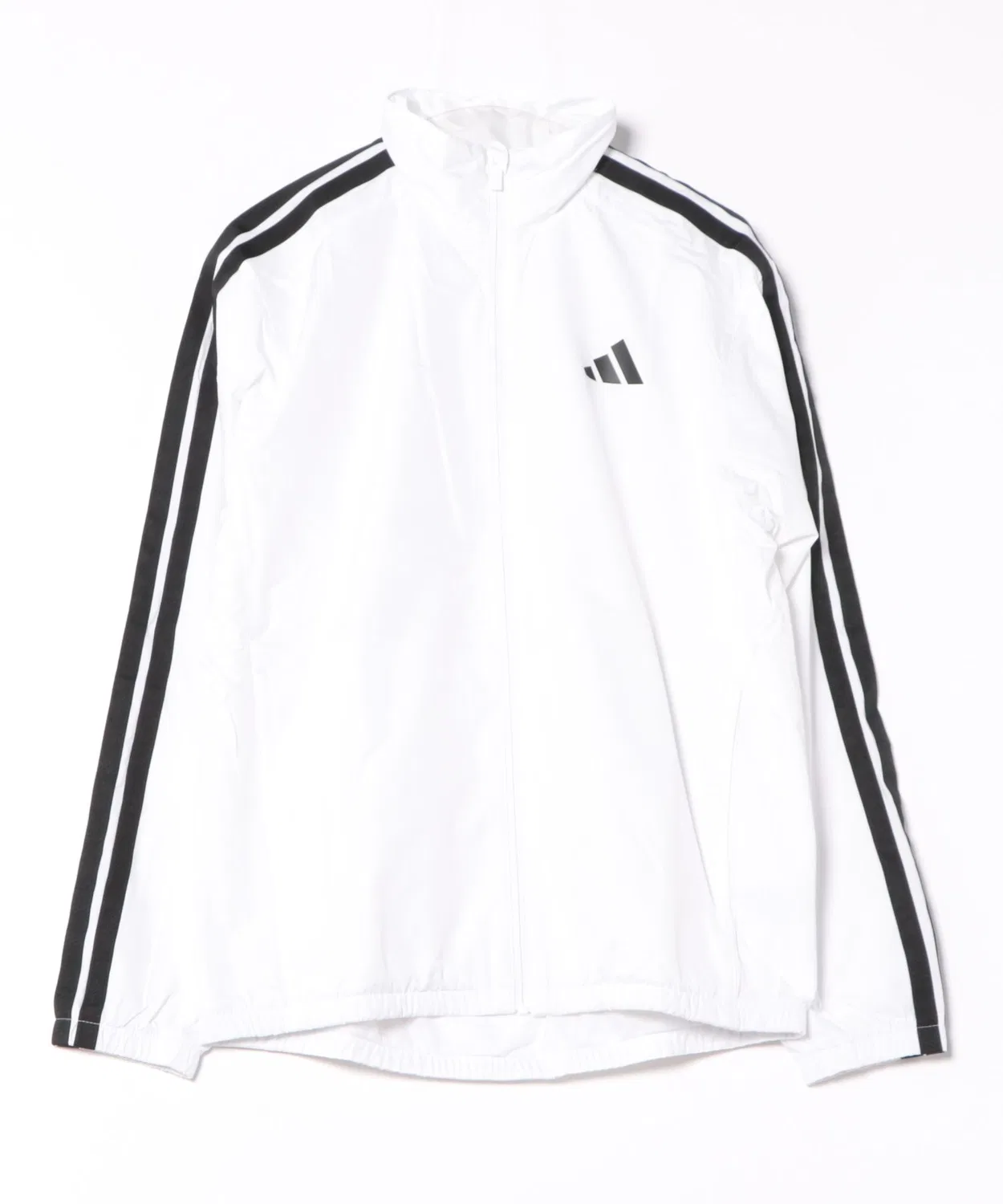 Ветровка мужская с логотипом Adidas, белая