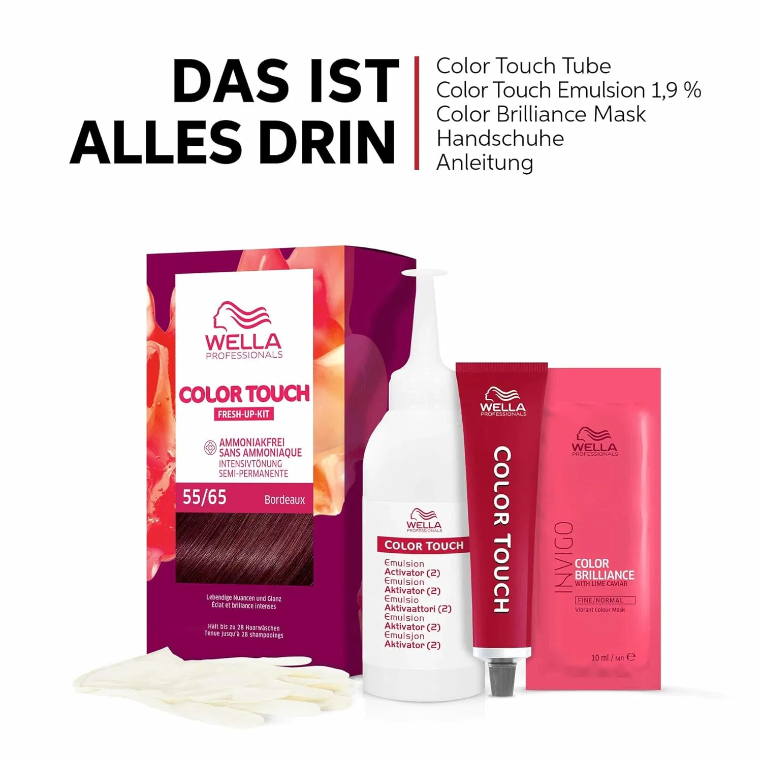 Демиперманентная краска для волос «Color Touch» без аммиака от Wella Professionals, оттенок 6/0 темный блонд, 130 мл Wella Professionals, Light Blonde — фото 4