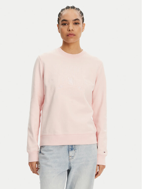 

Толстовка обычного кроя Tonal Crest DW0DW20637 Tommy Jeans, розовый