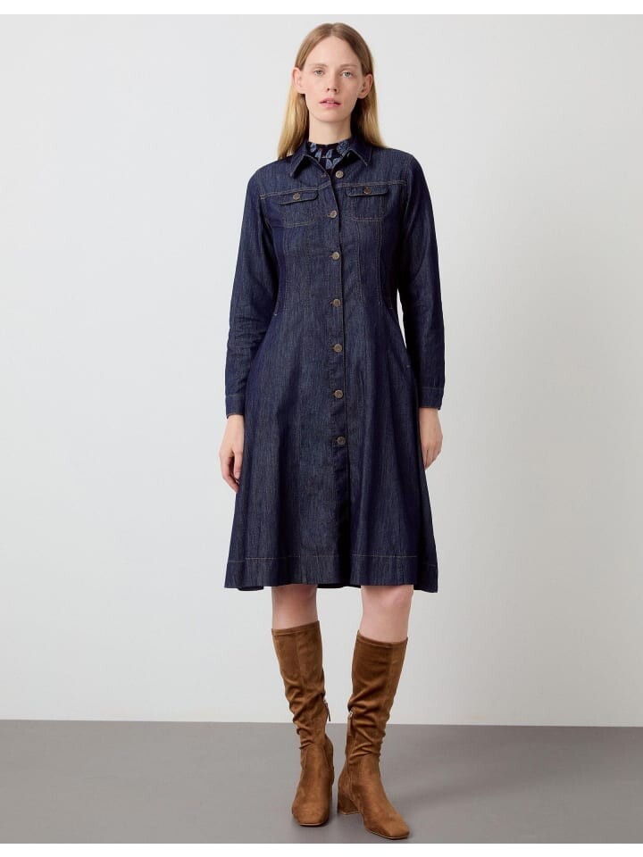 

Платье до колена More & More Jeanskleid, цвет denim