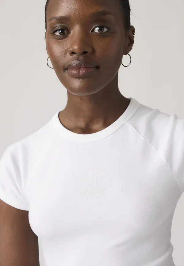 Футболка с принтом Riley raglan tee Levi'S, ярко-белый — фото 4
