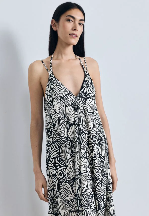 

Шарф-Платье с ракушками, пляжный аксессуар Seafolly, Black, Черный, Шарф-Платье с ракушками, пляжный аксессуар Seafolly, Black