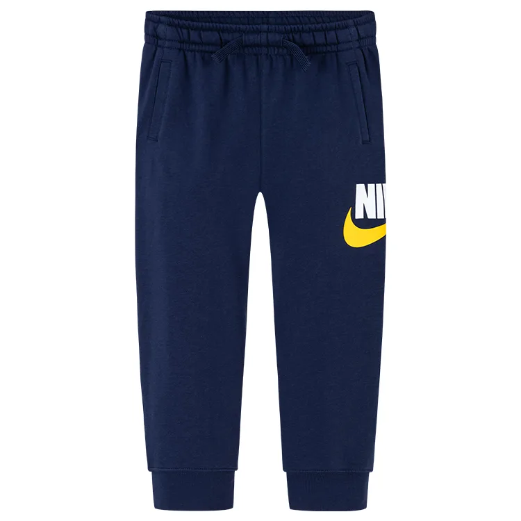 Детские вязаные спортивные штаны утепленные Nike, Turkish Blue