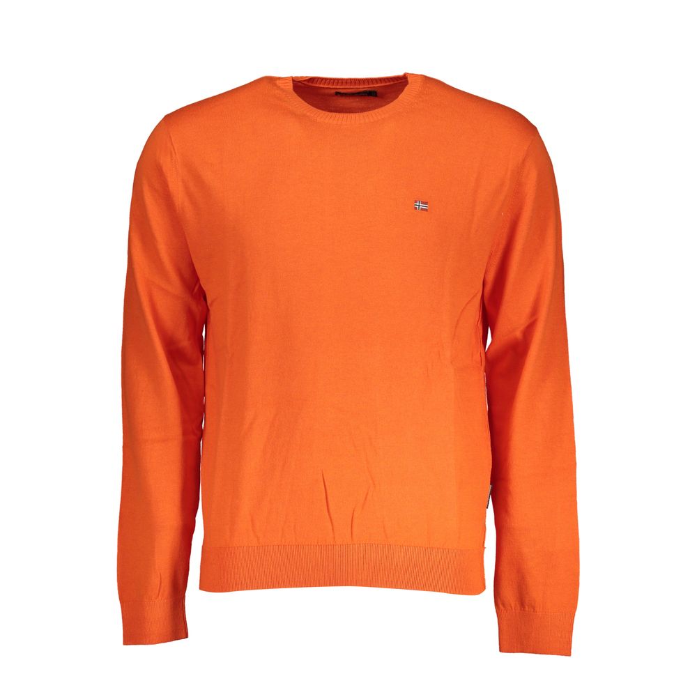 

Красный хлопковый свитер Napapijri