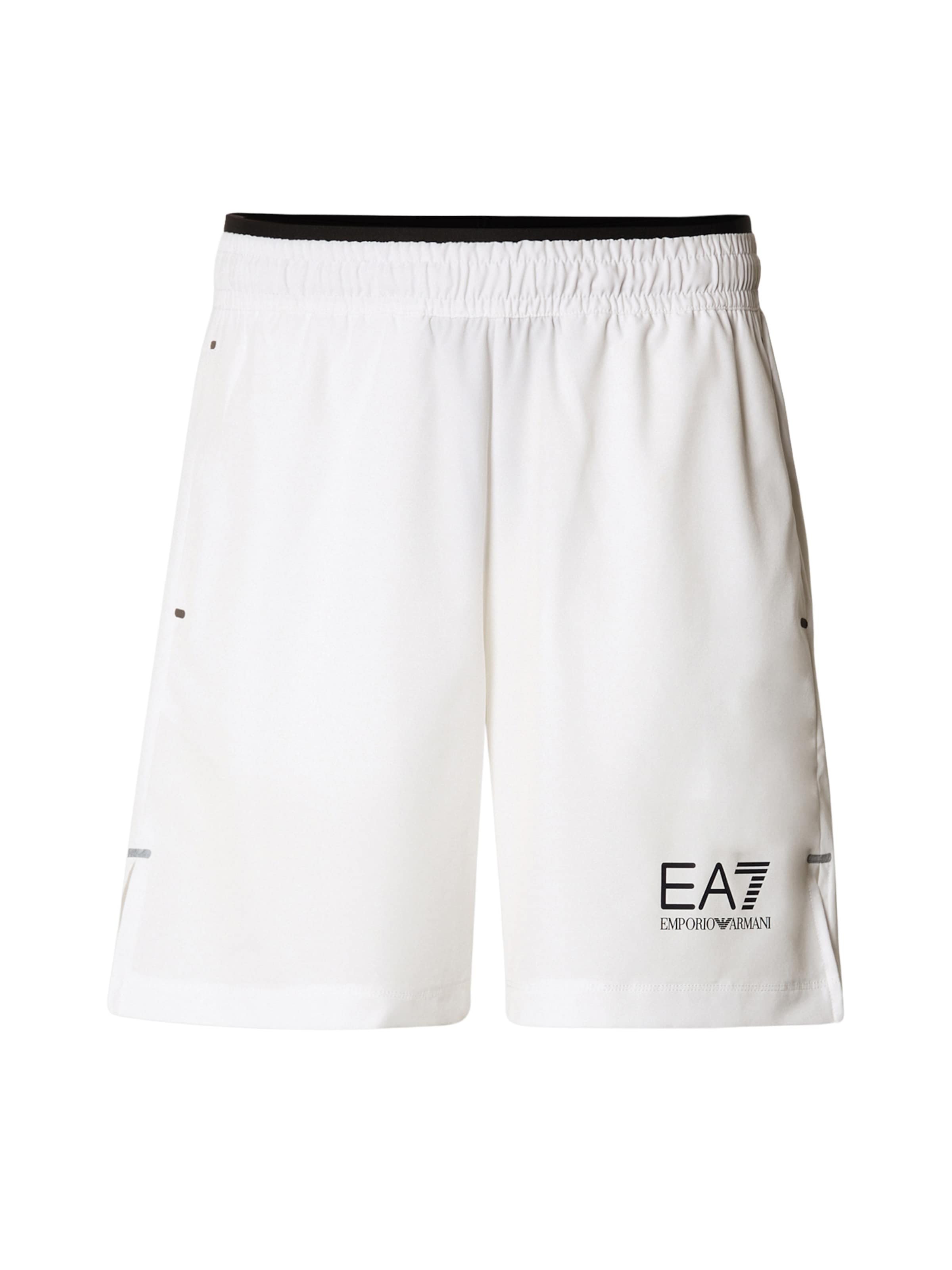 

EA7 Emporio Armani Шорты для тренировок свободного кроя в белом цвете