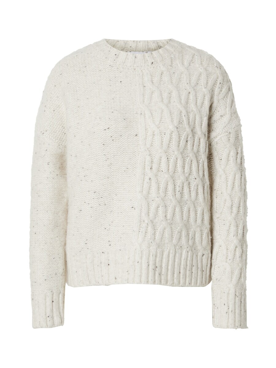 

Тонкий вязаный свитер VILA Sweater VILUVIE, пятнистый бежевый