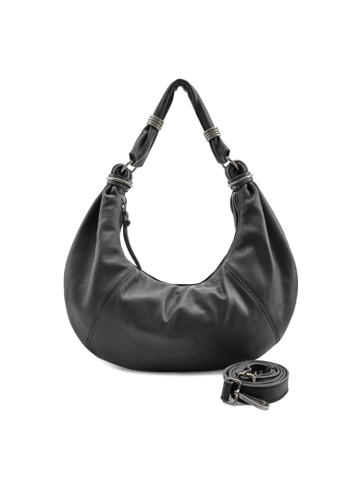 

Кожаная сумка через плечо Always With You 48 см черного цвета FREDs BRUDER