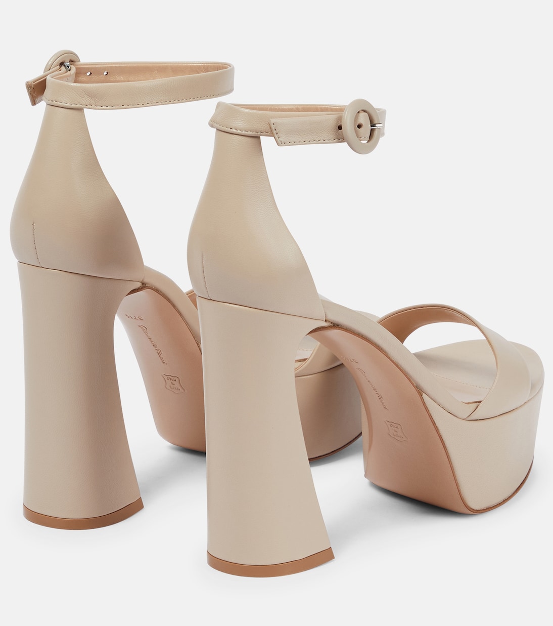 Кожаные сандалии Gianvito Rossi, Mousse — фото 3