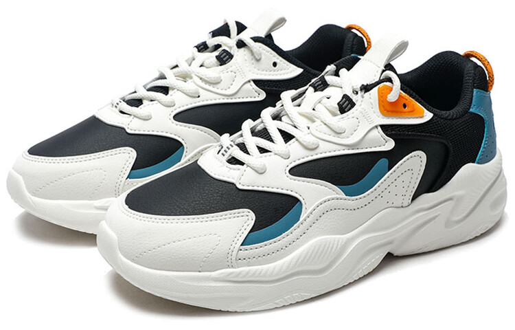 Кроссовки XTEP Lifestyle Shoes Men Low-top Black/White, черный/белый — фото 4