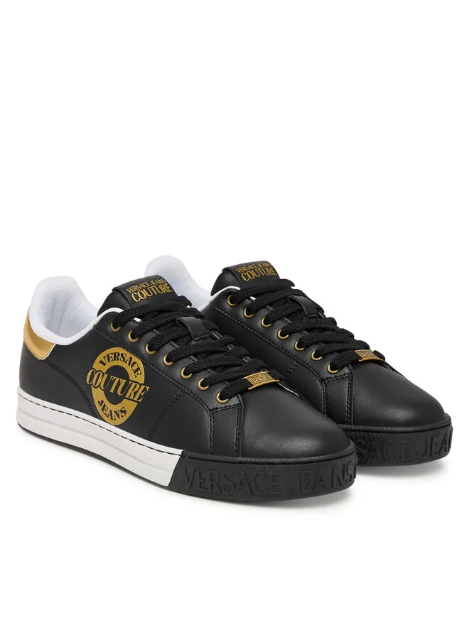 Versace Jeans Couture Кроссовки 80YA3SK1 черные — фото 2