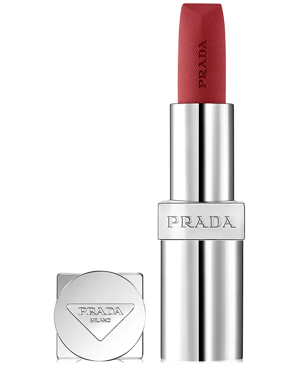 Однотонная мягкая матовая помада со сменной заправкой Prada Beauty, b102 - sienne