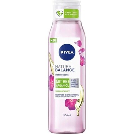 Nivea Натуральный аромат дикой розы и органическое аргановое масло 300 мл — фото 4