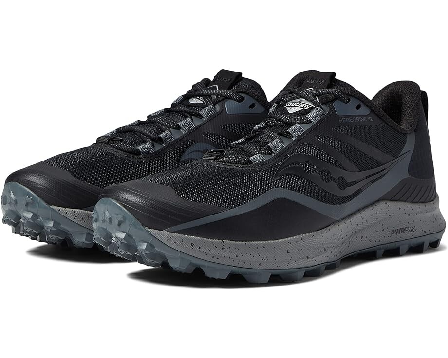 

Кроссовки Saucony Peregrine 12, цвет Black/Charcoal
