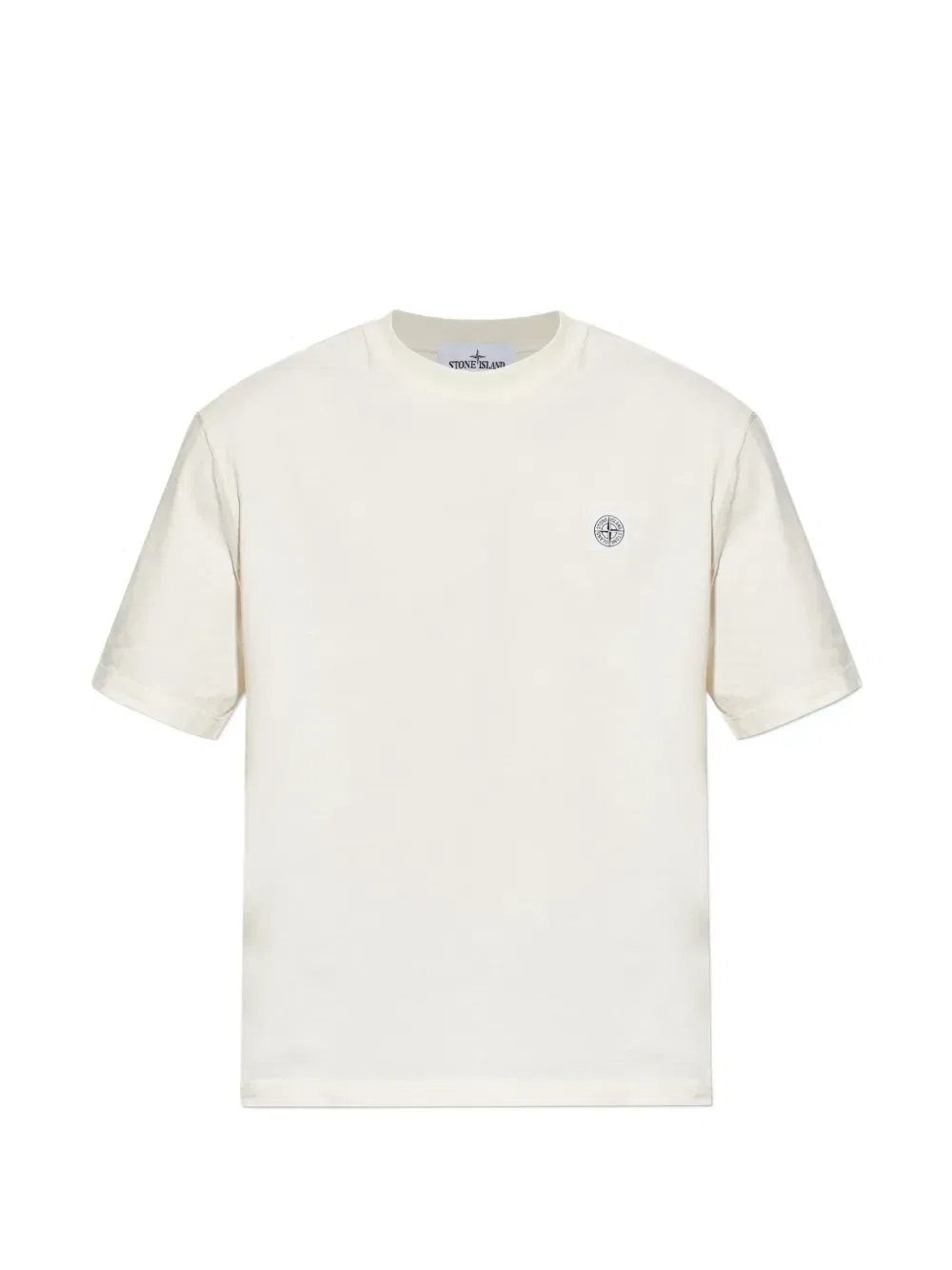 Футболка из чесаного трикотажа Stone Island, белый