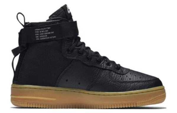 Кроссовки sf air force 1 mid Nike, черный — фото 2