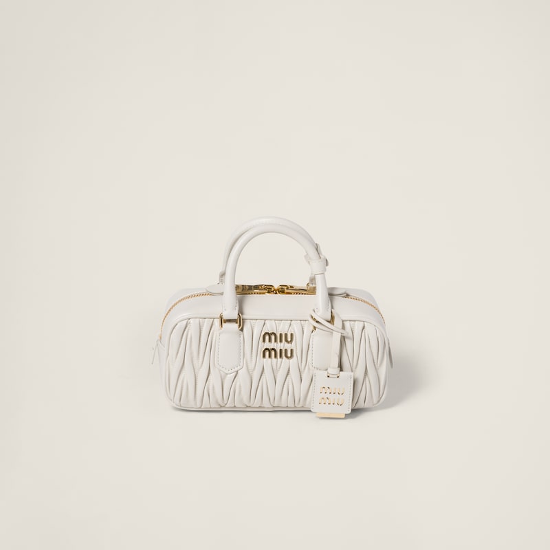 

Сумка Arcadia из стеганой кожи наппа Miu Miu, белый