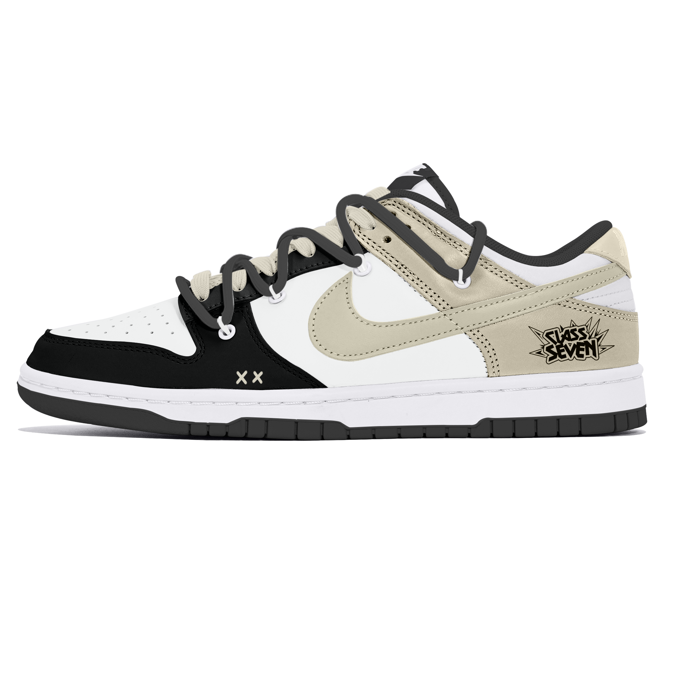 

Nike Кроссовки для скейтбординга Dunk, износостойкие, низкие, мужские, черные