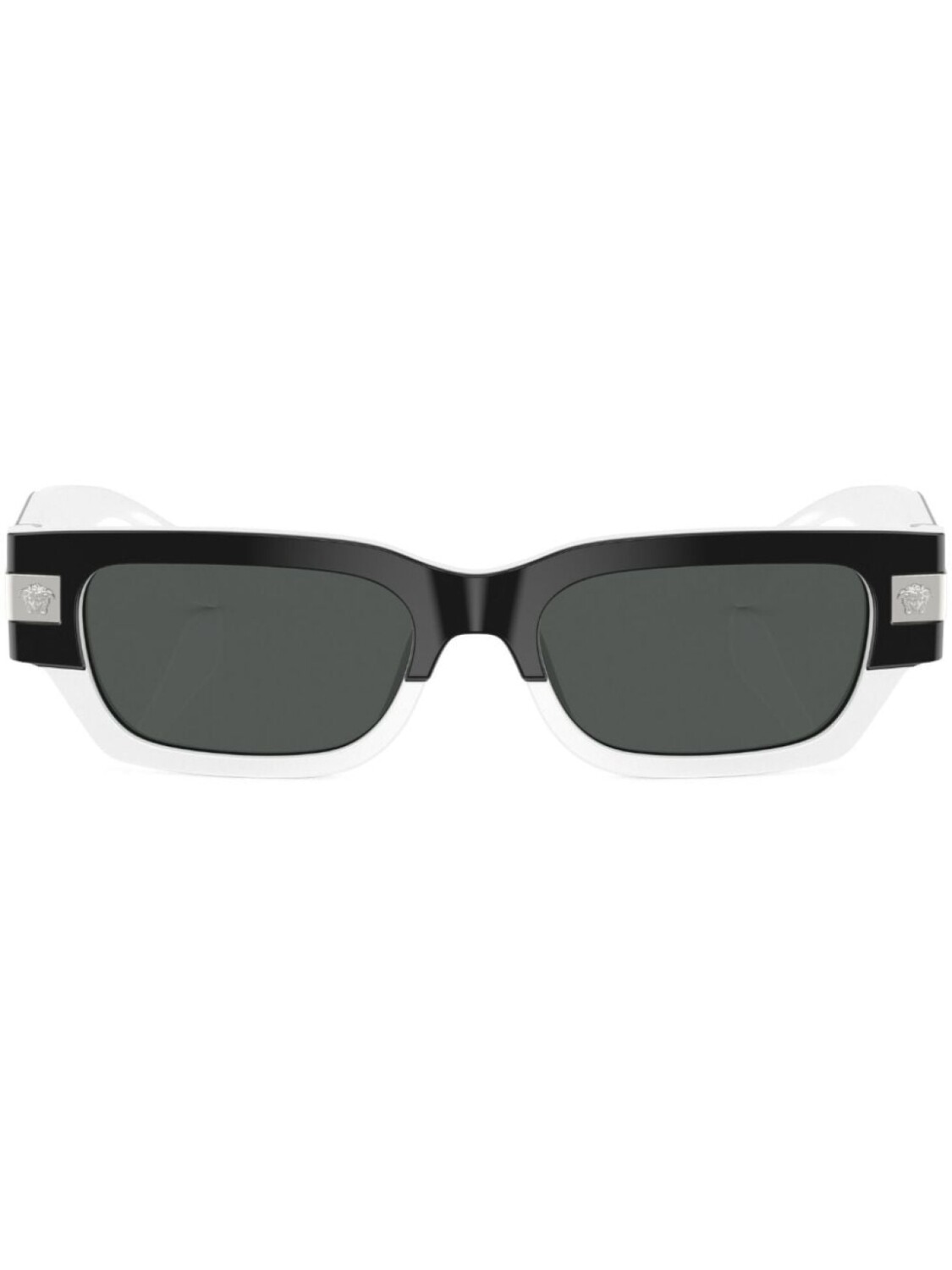 

Versace Eyewear солнцезащитные очки в прямоугольной оправе, черный