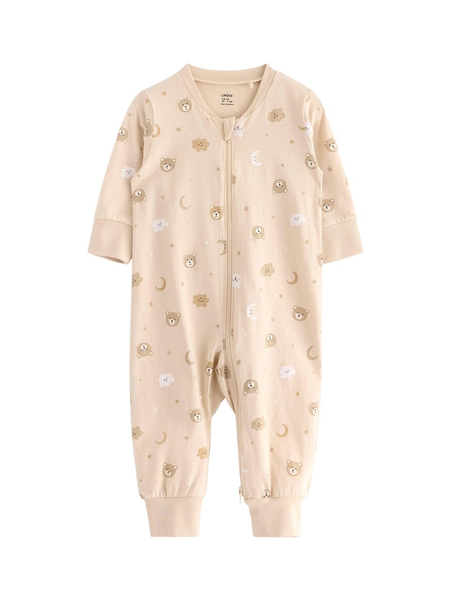 

Пижама Lindex Bear, цвет Beige/Dark beige