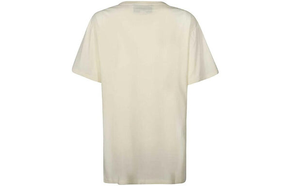 Футболка GUCCI x Disney Mickey Mouse Logo Short Sleeve, коллаборация, белый — фото 2