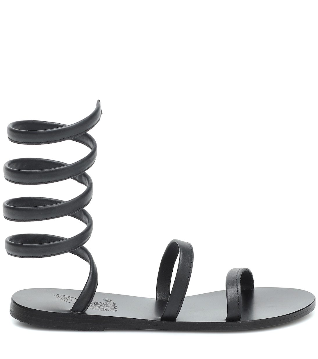 Сандалии из кожи Офис Ancient Greek Sandals, черный — фото 4