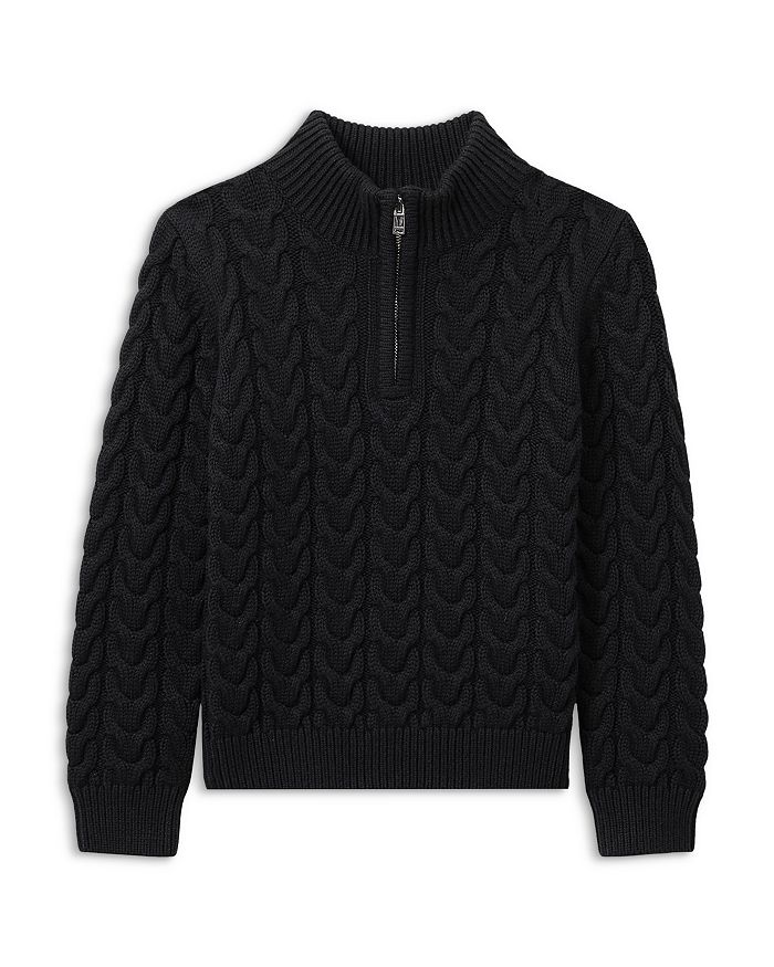 

Свитер Tamworth Cable Knit для мальчиков с застежкой-молнией на четверть - Big Kid REISS, синий