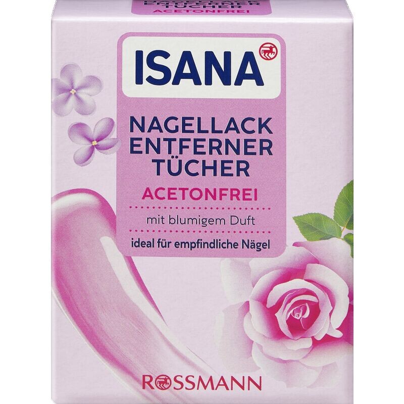 

Салфетки для снятия лака ISANA, 10 шт.