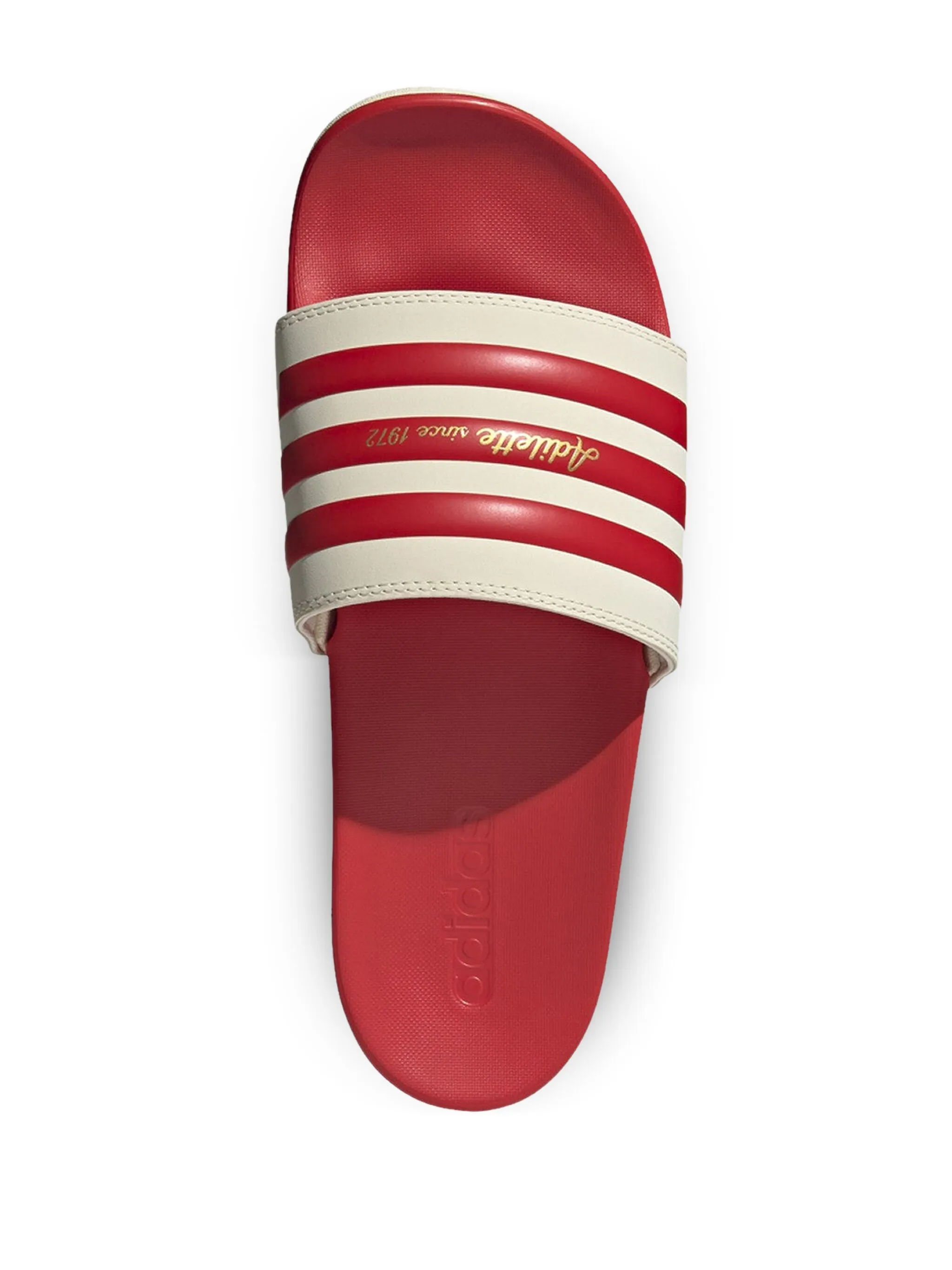 Шлепанцы Adilette Comfort Adidas, красный — фото 2