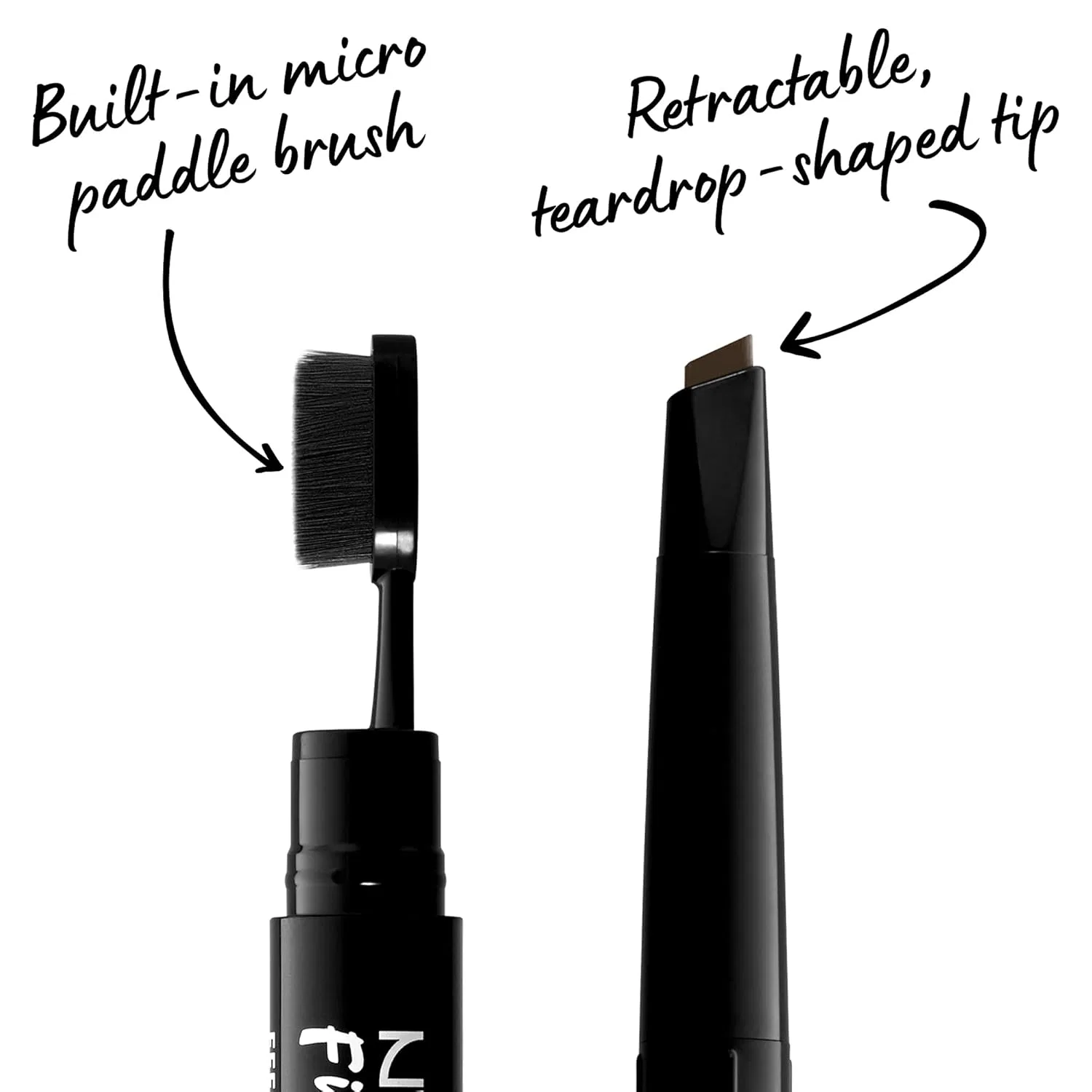 Карандаш-помада для бровей «Fill & Fluff Eyebrow Pomade Pencil» от NYX Professional Makeup Nyx Professional Makeup, Brown — фото 3