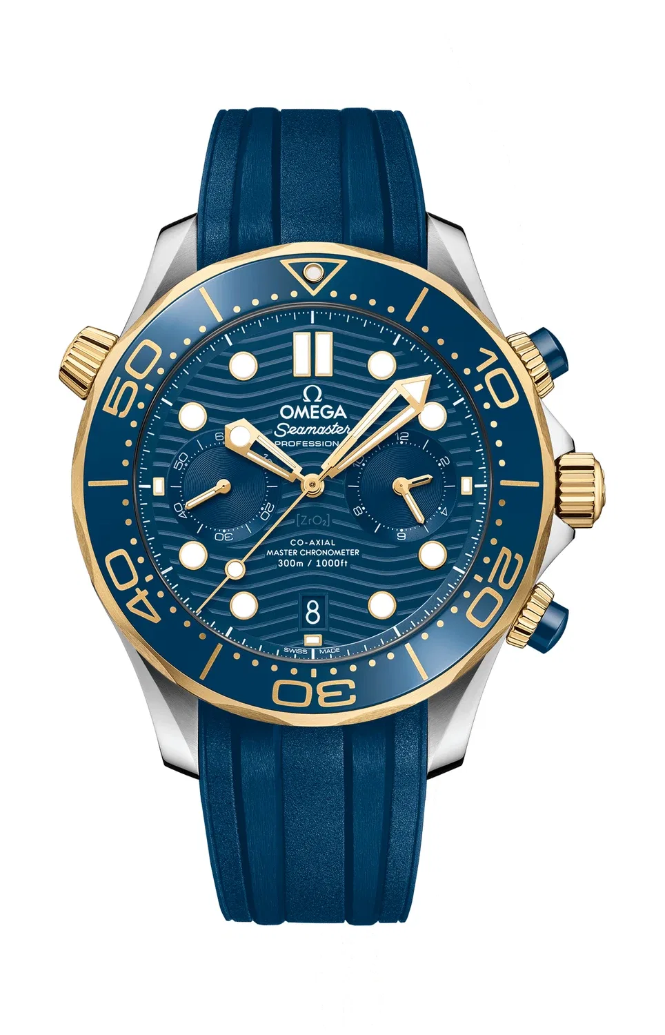 СИМАСТЕР ДАЙВЕР 300М OMEGA CO-AXIAL MASTER CHRONOMETER ХРОНОГРАФ 44 ММ - 210.22.44.51.03.001, серебряный