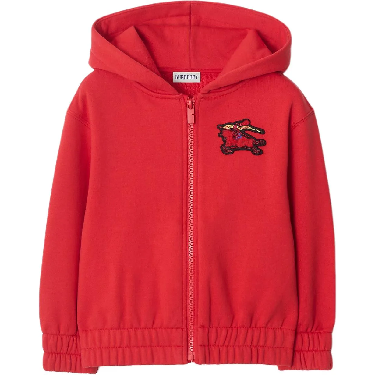 Свитшот Horse Year New Year Celebration Collection SS26 Kids Burberry, crayon красный