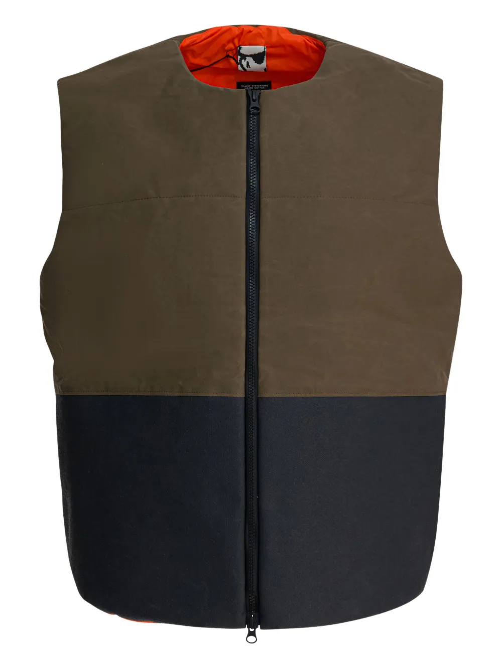 

Куртка с застёжкой-молнией и контрастными вставками Gr10K, коричневый