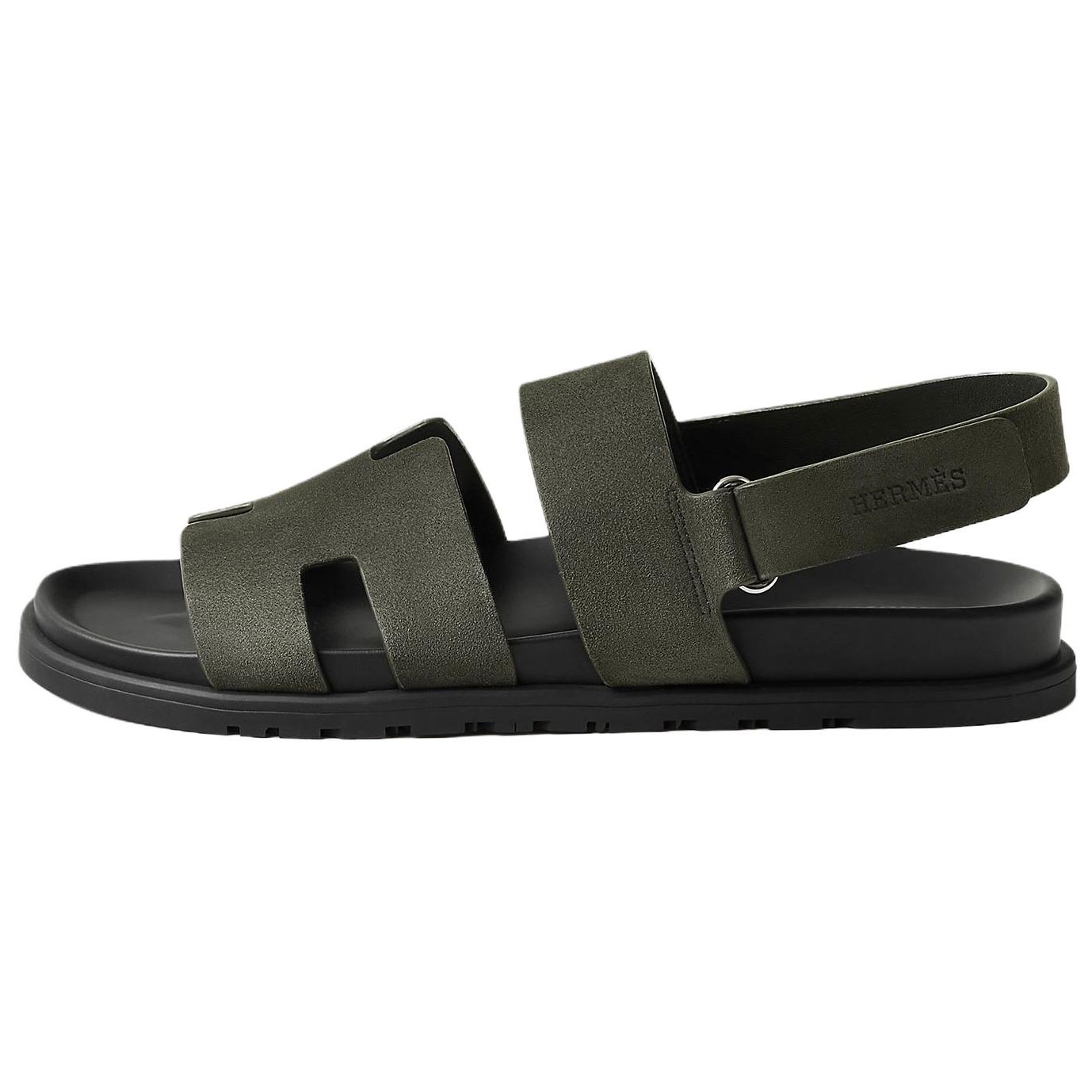 

HERMES Сандалии Genius One Strap, мужские, темно-зеленые
