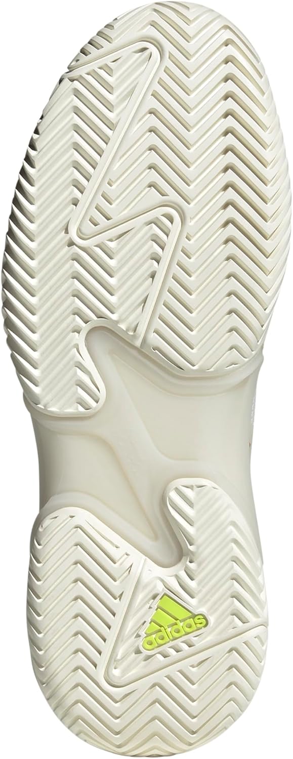 Мужские кроссовки Adidas Barricade 13, белый/зеленый/золотой — фото 2