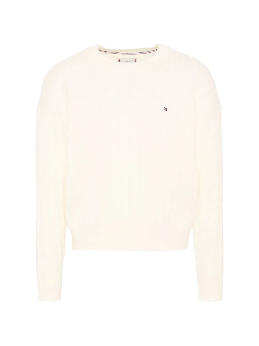 Джемпер крупной вязки Tommy Hilfiger Junior, нейтральный