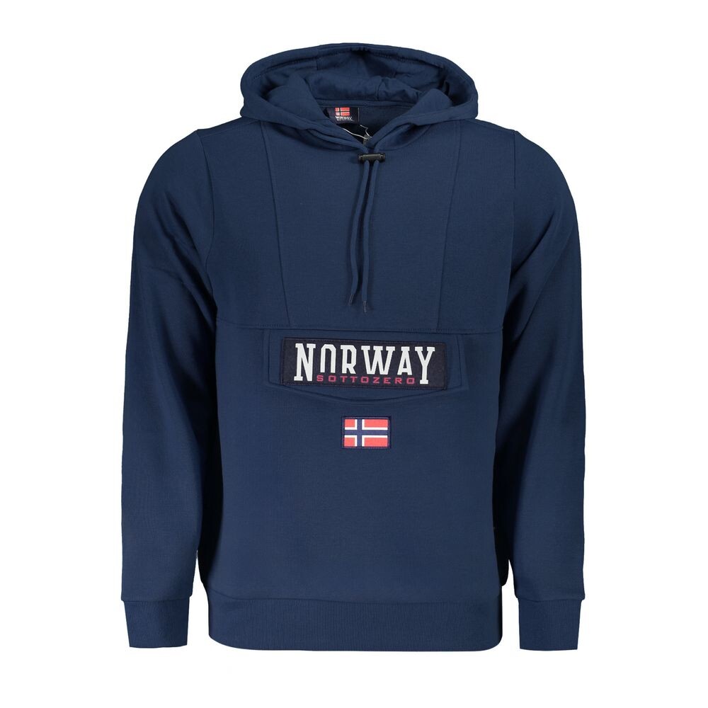 

Синий хлопковый мужской свитер Geographical Norway