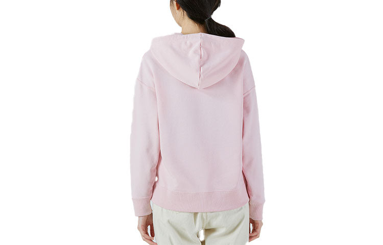 Толстовка (WMNS) PUMA Large Logo Athleisure Casual Sports Hoodie Pink 535337-16 — фото 2