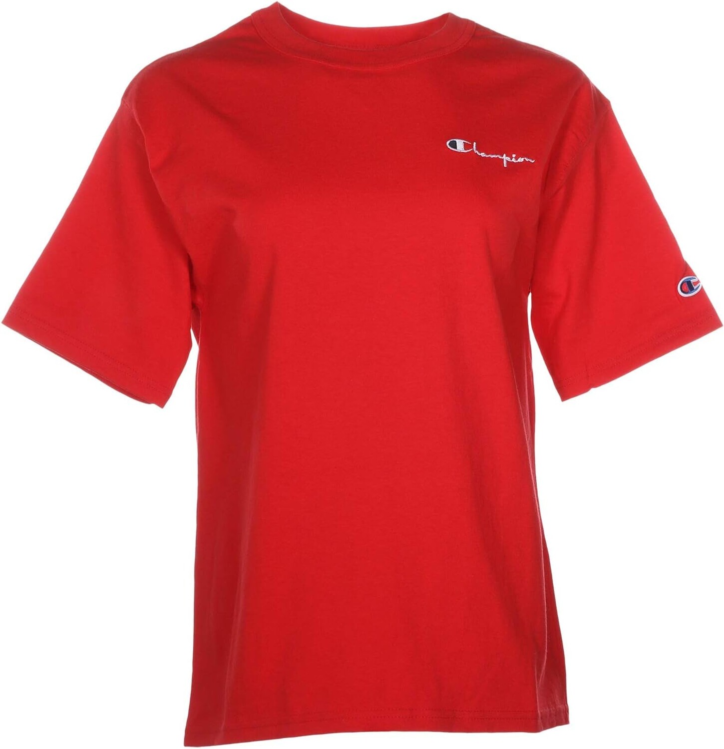 

Футболка Champion The Boyfriend Tee - Left Script, цвет Scarlet