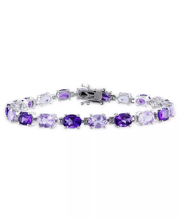 

Браслет с овальными звеньями из аметиста Macy'S, amethyst